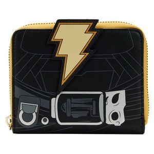 LOUNGEFLY Disney DC COMICS Black Adam Glow Cosplay Zip Around Wallet